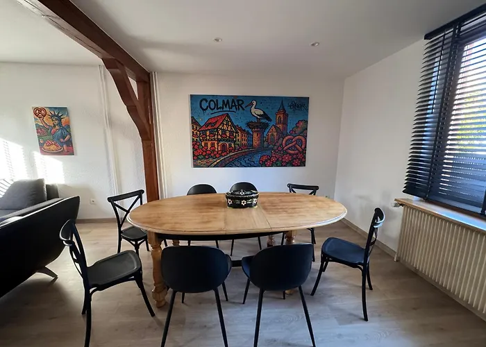 Ferienhaus Just In Colmar, Maison Complete Avec Parking Prive *